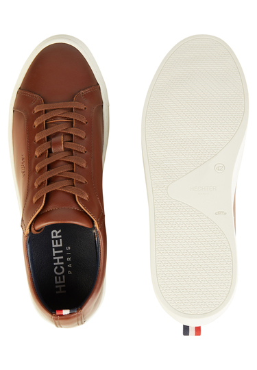 Sportive Ledersneaker, Dachshund Detailansicht 2