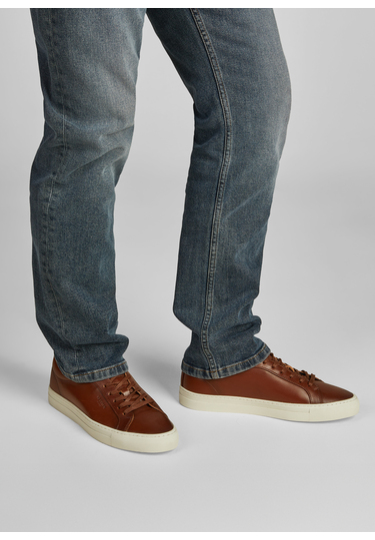 Sportive Ledersneaker, Dachshund 