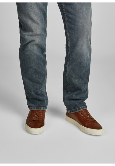 Sportive Ledersneaker, Dachshund 