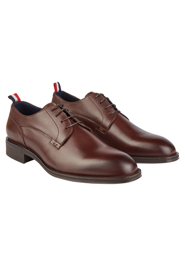 DERBY EN CUIR, Blackbrown Frontansicht