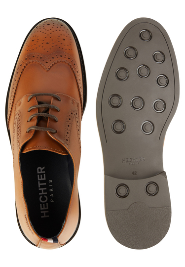 Leder-Desertboot, hazelnut Detailansicht 2